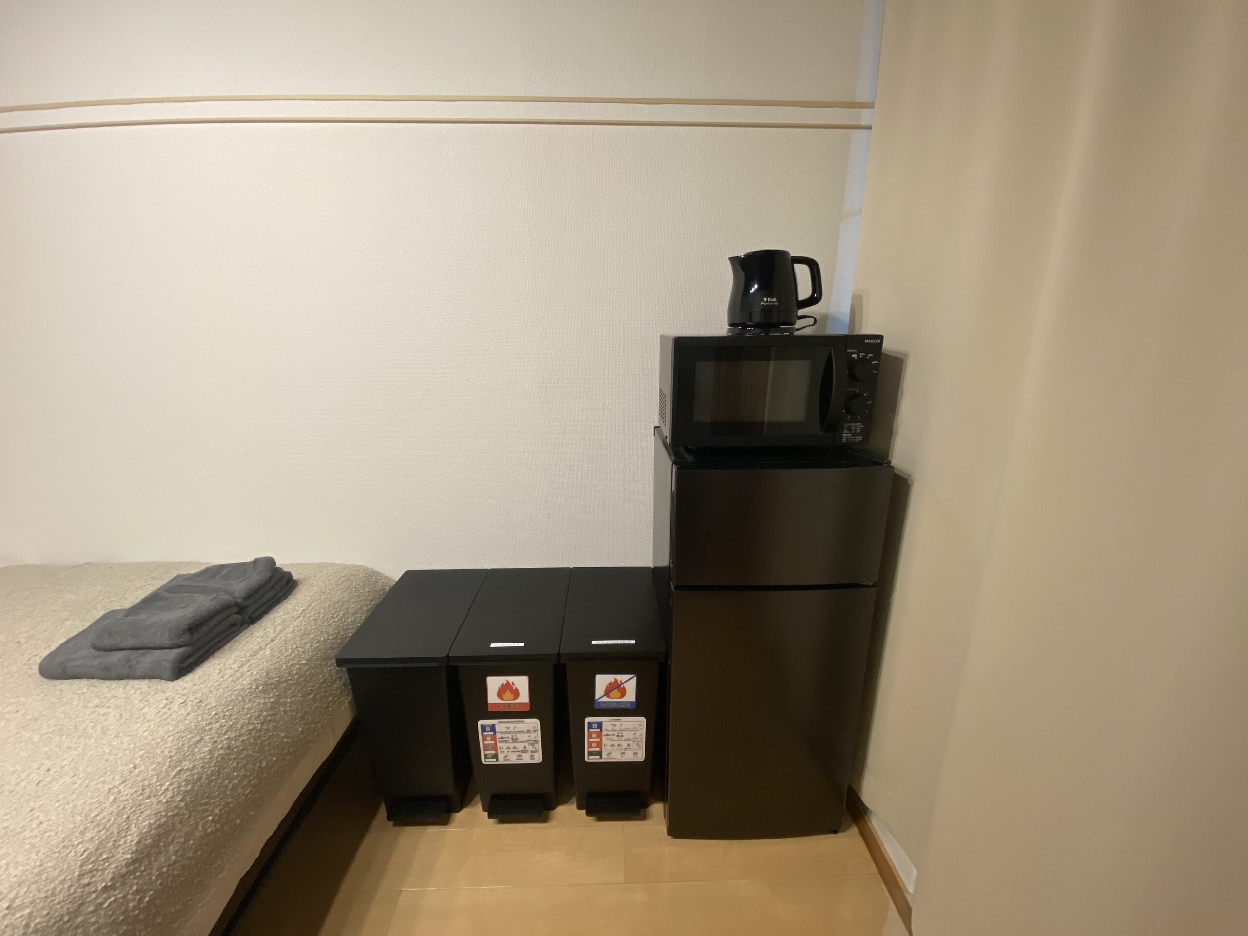 ルナハイツミヤケ_冷蔵庫,ゴミ箱