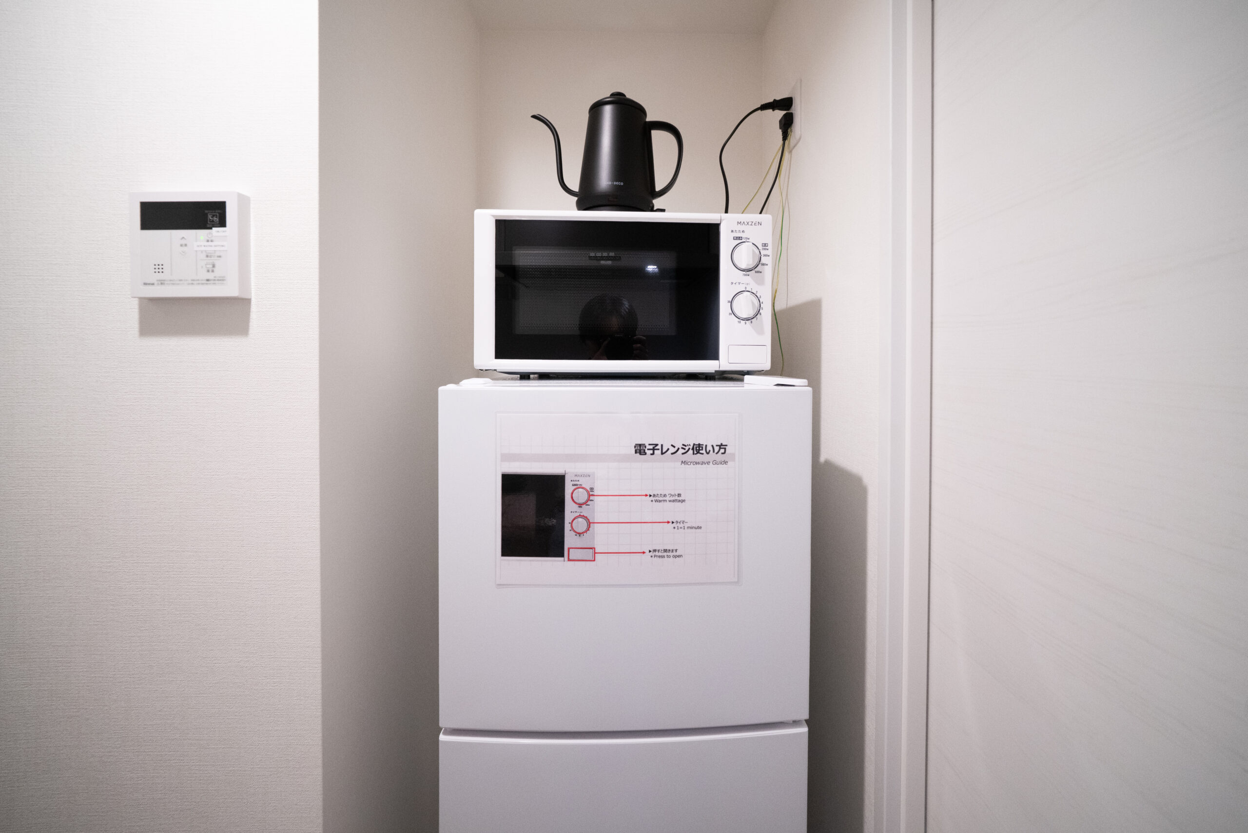 PRIME浅草_レンジ、冷蔵庫