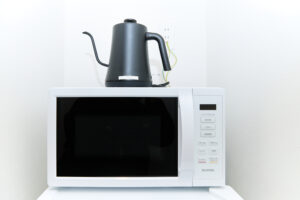 GreenHIlls_Shirokane501_電子レンジ、電気ケトル