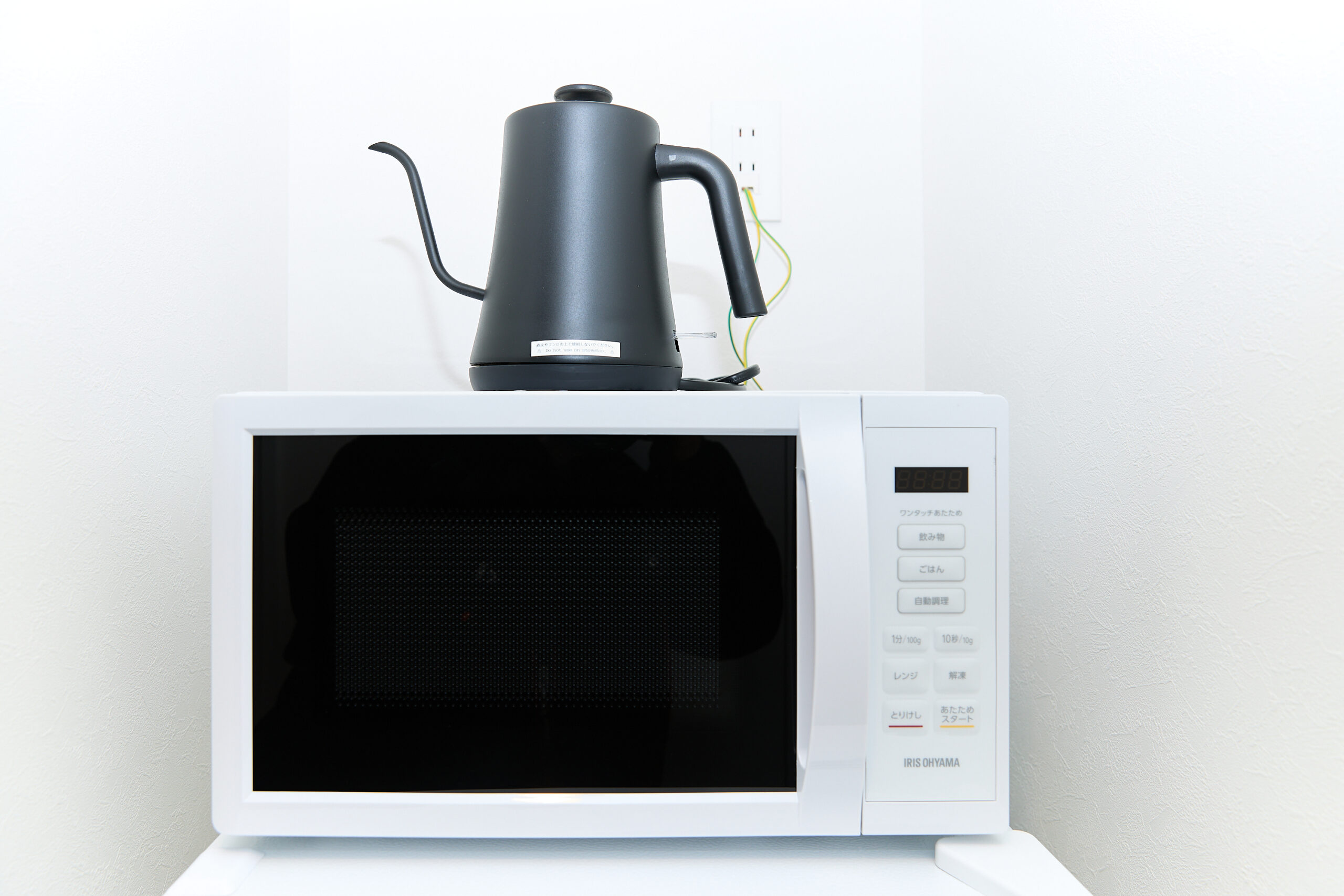 GreenHIlls_Shirokane501_電子レンジ、電気ケトル